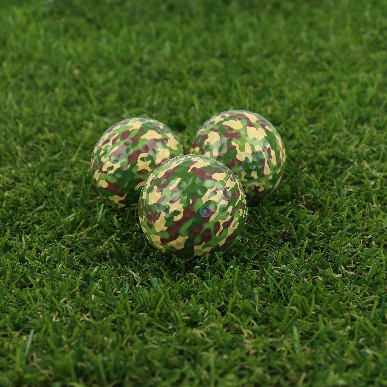 Gift Republic Camo Golf Balls 3-Pack Novelty Gift for Golfers Camouflage Gofl Ba