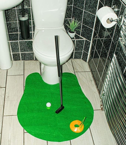 Toilet Golf Game Easy Potty Fun Activity Great Gag Gift