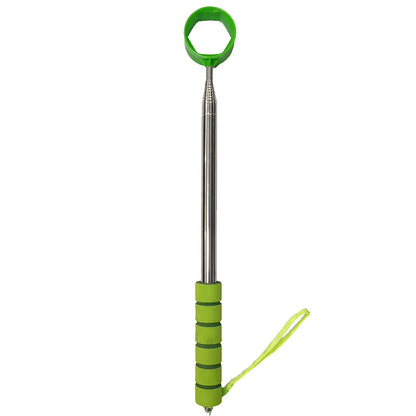 8.86 FT Stainless Ball Retriever Tool Telescopic Golf Ball Retriever Non-Slip Handle Claw Sucker Tool Golf Accessories for Gift