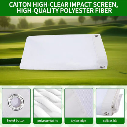 Golf Impact Screen - Silent HD, Tear-Resistant, Indoor & Outdoor Swing Training, Easy Setup, Anti-Strike, Various Sizes
