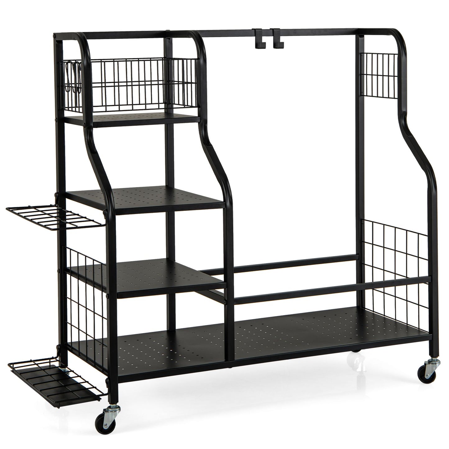 5-In-1 Golf Bag Storage Organizer with Storage Basket