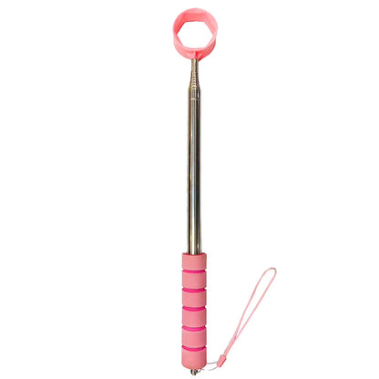 8.86 FT Stainless Ball Retriever Tool Telescopic Golf Ball Retriever Non-Slip Handle Claw Sucker Tool Golf Accessories for Gift