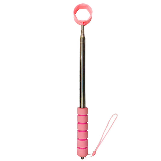 8.86 FT Stainless Ball Retriever Tool Telescopic Golf Ball Retriever Non-Slip Handle Claw Sucker Tool Golf Accessories for Gift