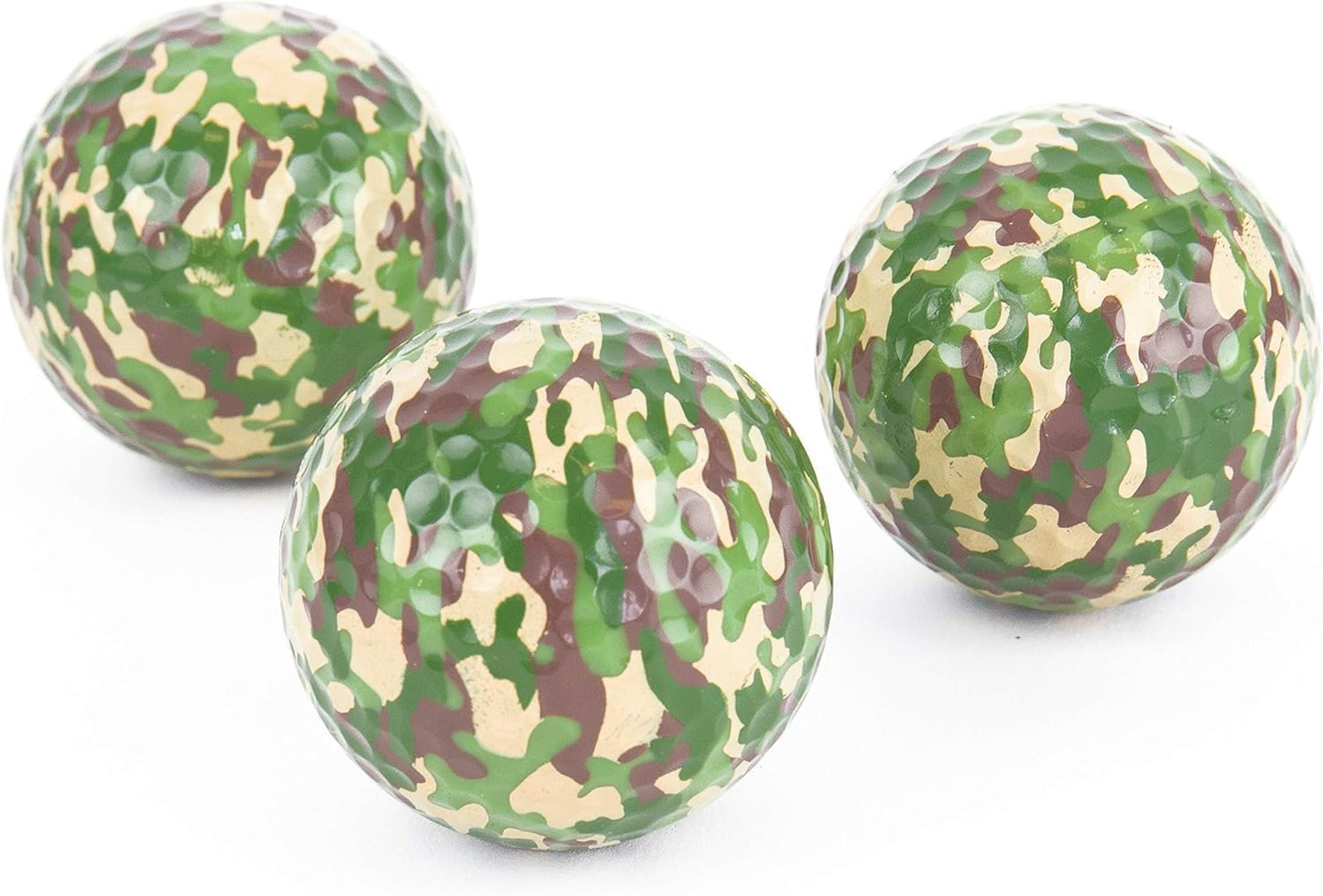 Gift Republic Camo Golf Balls 3-Pack Novelty Gift for Golfers Camouflage Gofl Ba