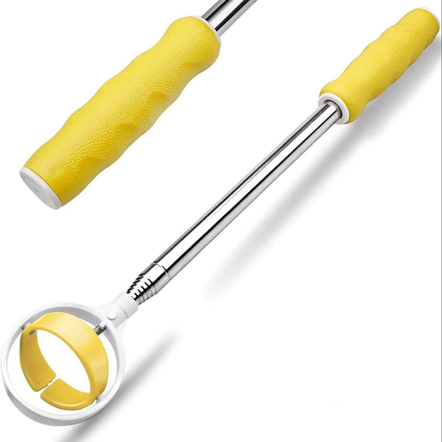 Golf Ball Pick up Tools Telescopic Golf Ball Retriever Retracted Automatic Locking Scoop Picker Golf Ball Catcher 6FT/9FT