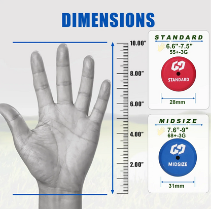 Geoleap Golf Club Grips Rubber Golf Grip,High Traction Golf Grips 13Pcs