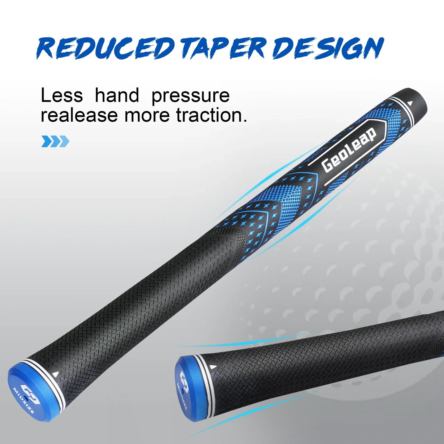 Geoleap Golf Club Grips Rubber Golf Grip,High Traction Golf Grips 13Pcs