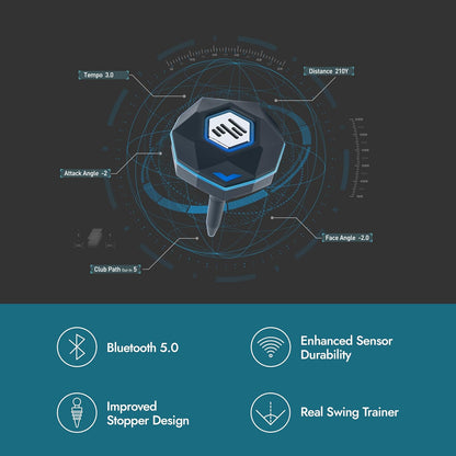 2 Home Golf Game Simulator: Enjoy Interactive Golf with Motion Sensor & Swing Stick for Indoor & Outdoor Fun – 38,000+ Courses Worldwide, Compatible with Android, Ios, App & E6 Connect