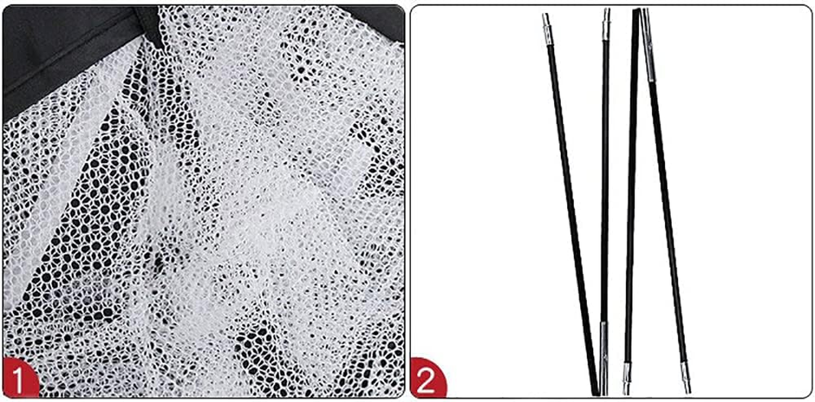 ANCLLO Outdoor Sports Foldable Golf Ball Net Pop-Up Golf Practice Net Accuracy S