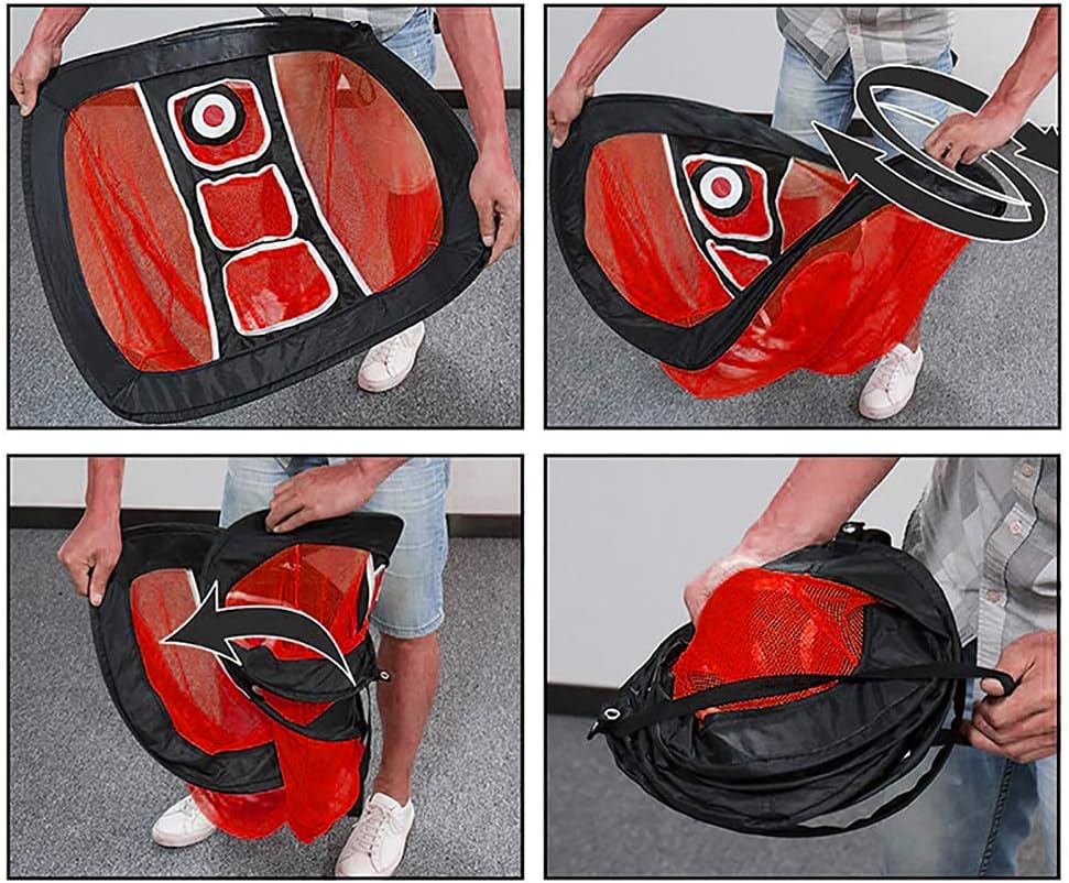 ANCLLO Outdoor Sports Foldable Golf Ball Net Pop-Up Golf Practice Net Accuracy S