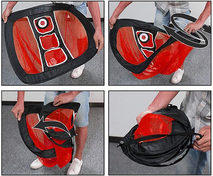 ANCLLO Outdoor Sports Foldable Golf Ball Net Pop-Up Golf Practice Net Accuracy S